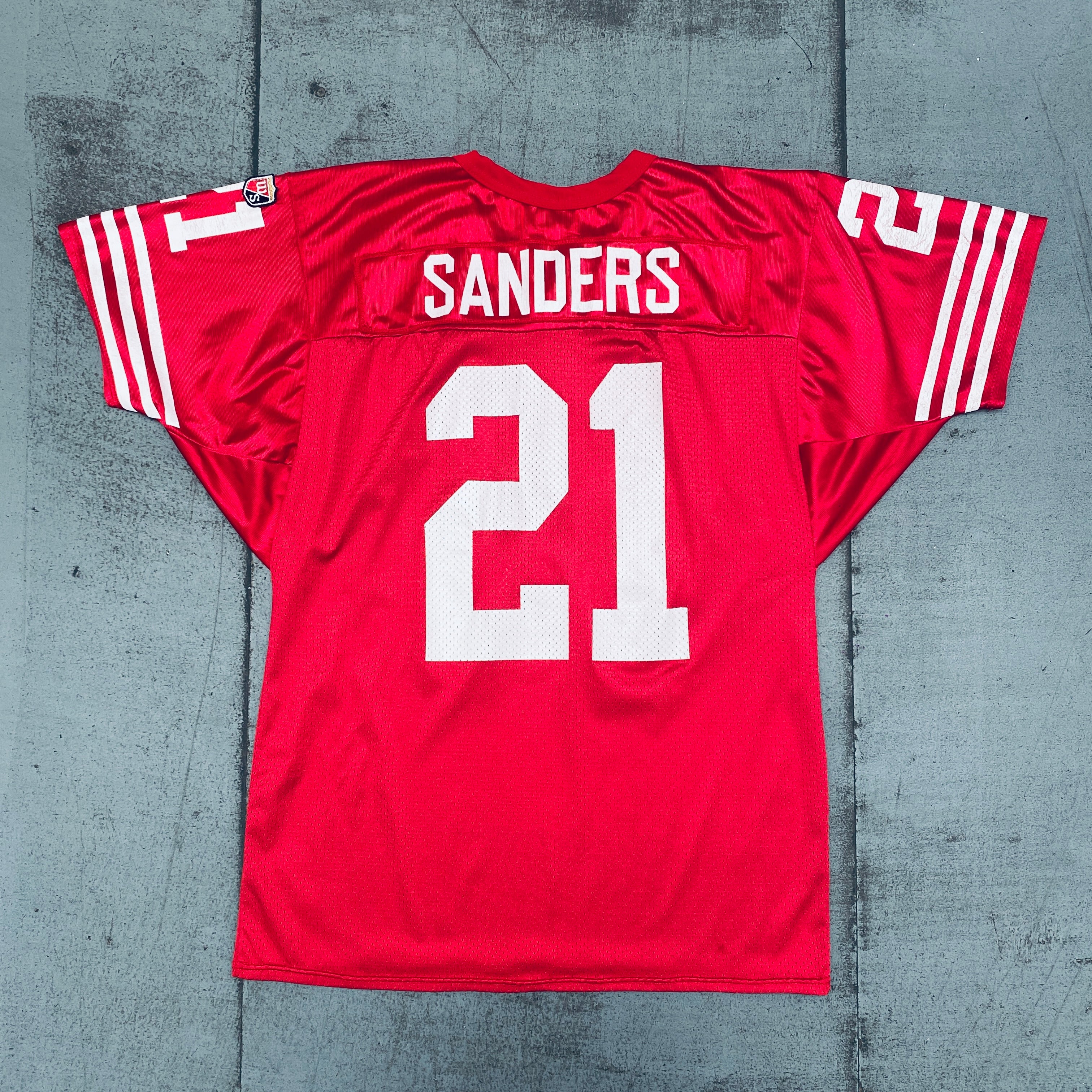 San Francisco 49ers Deion Sanders 1994/95 Throwback Jersey (Large) - Vintage NFL Football Fan Gear for Game Day & Collectors
