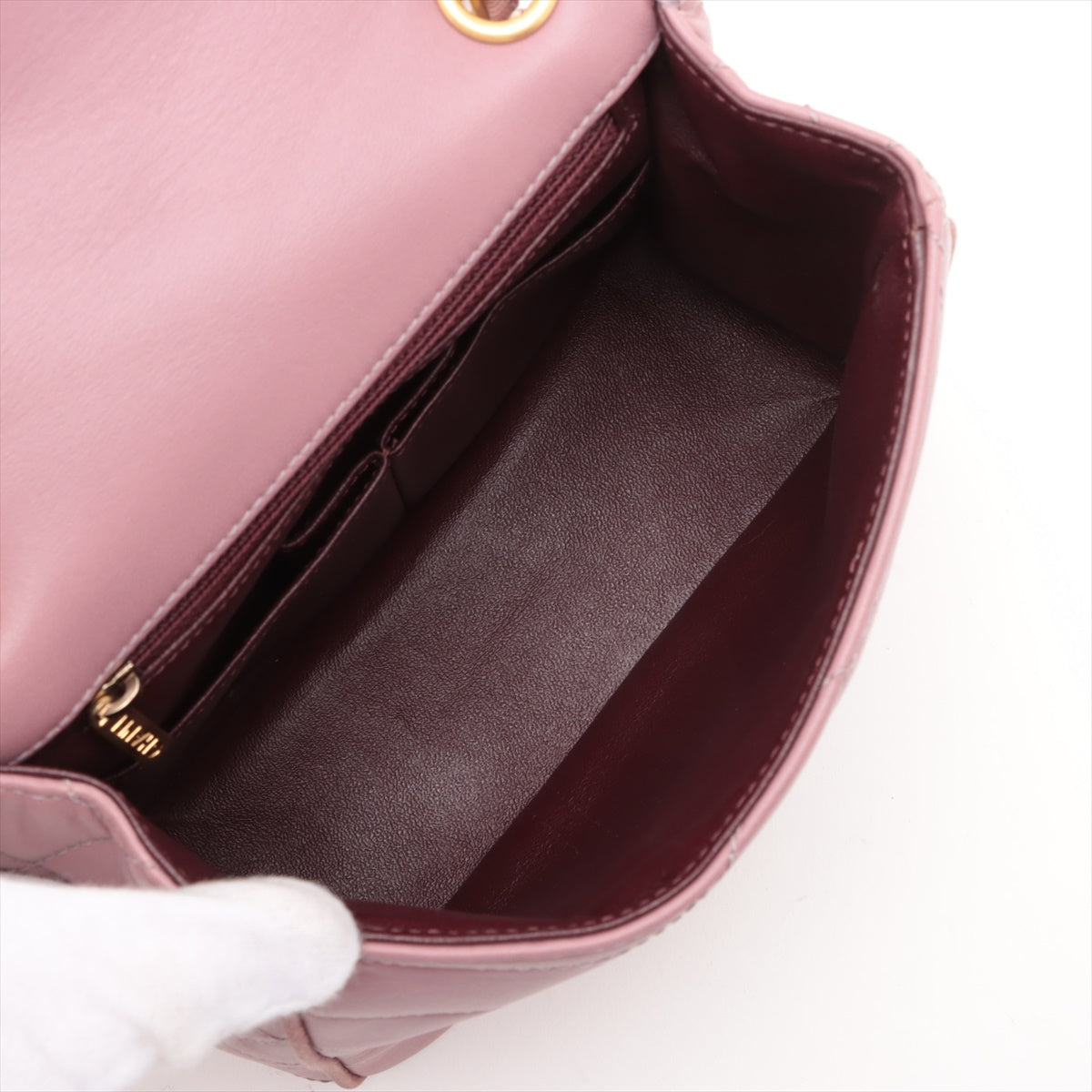 Chanel CC Logo Scallop Lambskin Single Flap Double Chain Bag in Old Rose - Luxury Designer Handbag for Women, Perfect for Date Night, Parties & Special Occasions