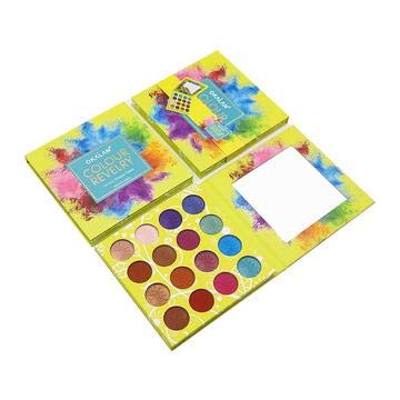 Colour Reverly 16-Color Eyeshadow Palette - Highly Pigmented, Long-Lasting Makeup for Day & Night Looks | Perfect for Parties, Weddings & Everyday Wear