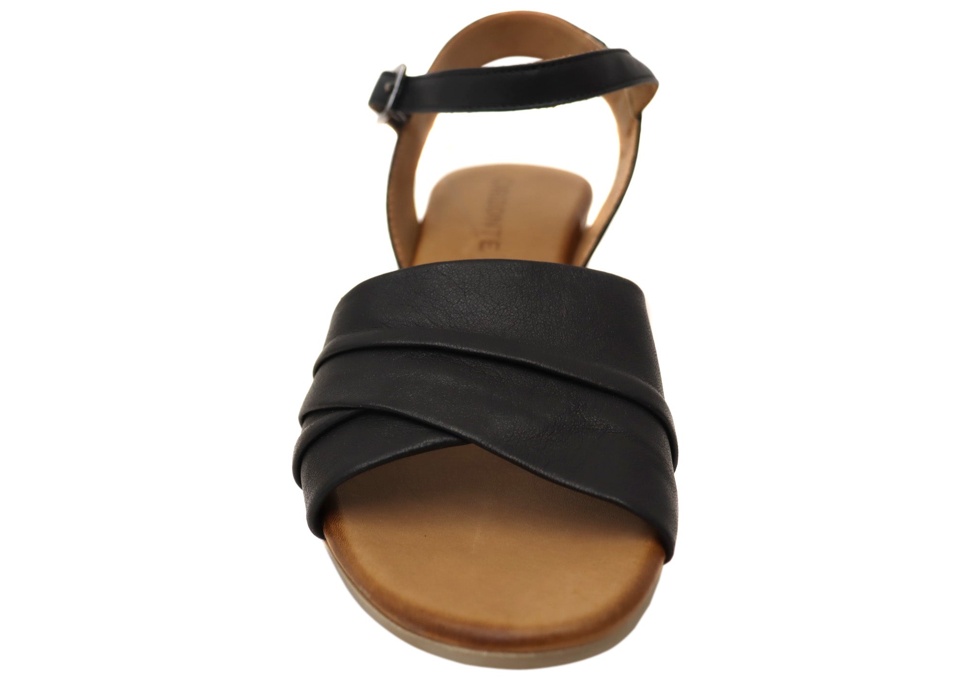 Orizonte Karriner Women's Genuine European Leather Low Heel Sandals - Comfortable Summer Walking Shoes for Beach, Vacation & Casual Outfits