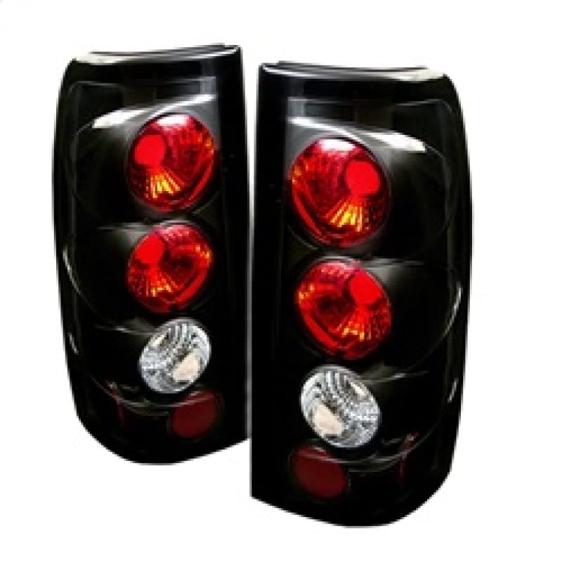 Spyder Auto 5002013 Euro Style LED Tail Lights for Cars - Black/Clear Smoke Lens - Compatible with BMW, Audi, Mercedes - Enhances Rear Visibility & Style