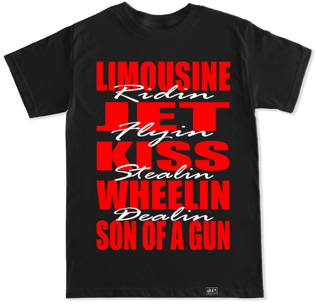 FTD Apparel Men's Son of A Gun Graphic T-Shirt - Cool Casual Cotton Tee for Everyday Wear, Street Style & Outings