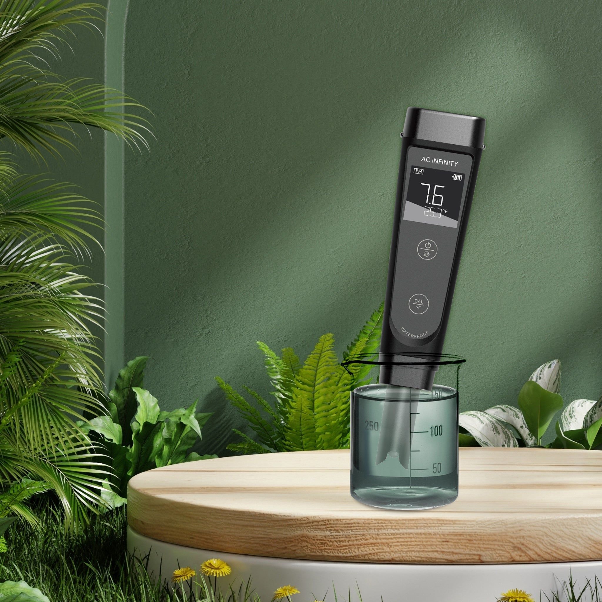 AC Infinity Hydroponic Meter PRO Kit - Digital pH & EC Tester for Indoor Plants, Hydroponics, Aquaponics - Perfect for Grow Tents, Greenhouses & Home Gardening