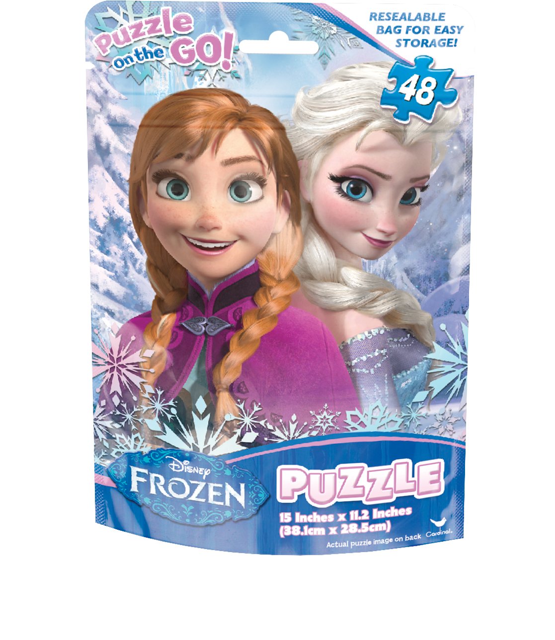 Frozen Puzzle 48-Piece Foil Bag - Travel & Kids Activity