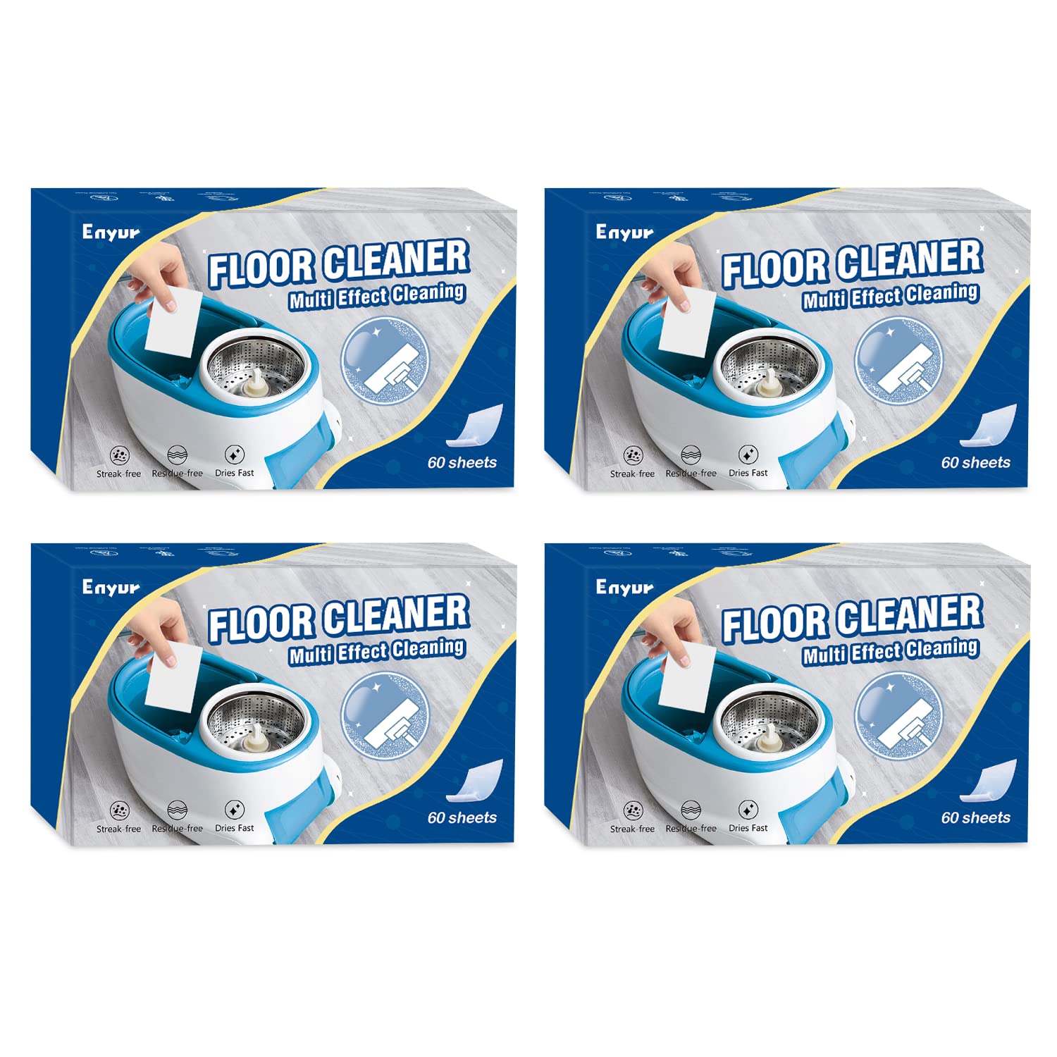 Concentrated Multi-Surface Floor Cleaner for Mopping - 120 Loads (2-Pack, Fresh Scent) - Ideal for RV, Small Spaces & Hardwood Floors | Perfect for Quick Cleaning in Apartments, Campers & Tiny Homes