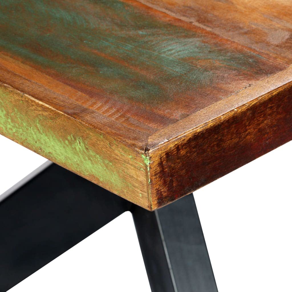 vidaXL Industrial Rectangular Dining Table 78.7