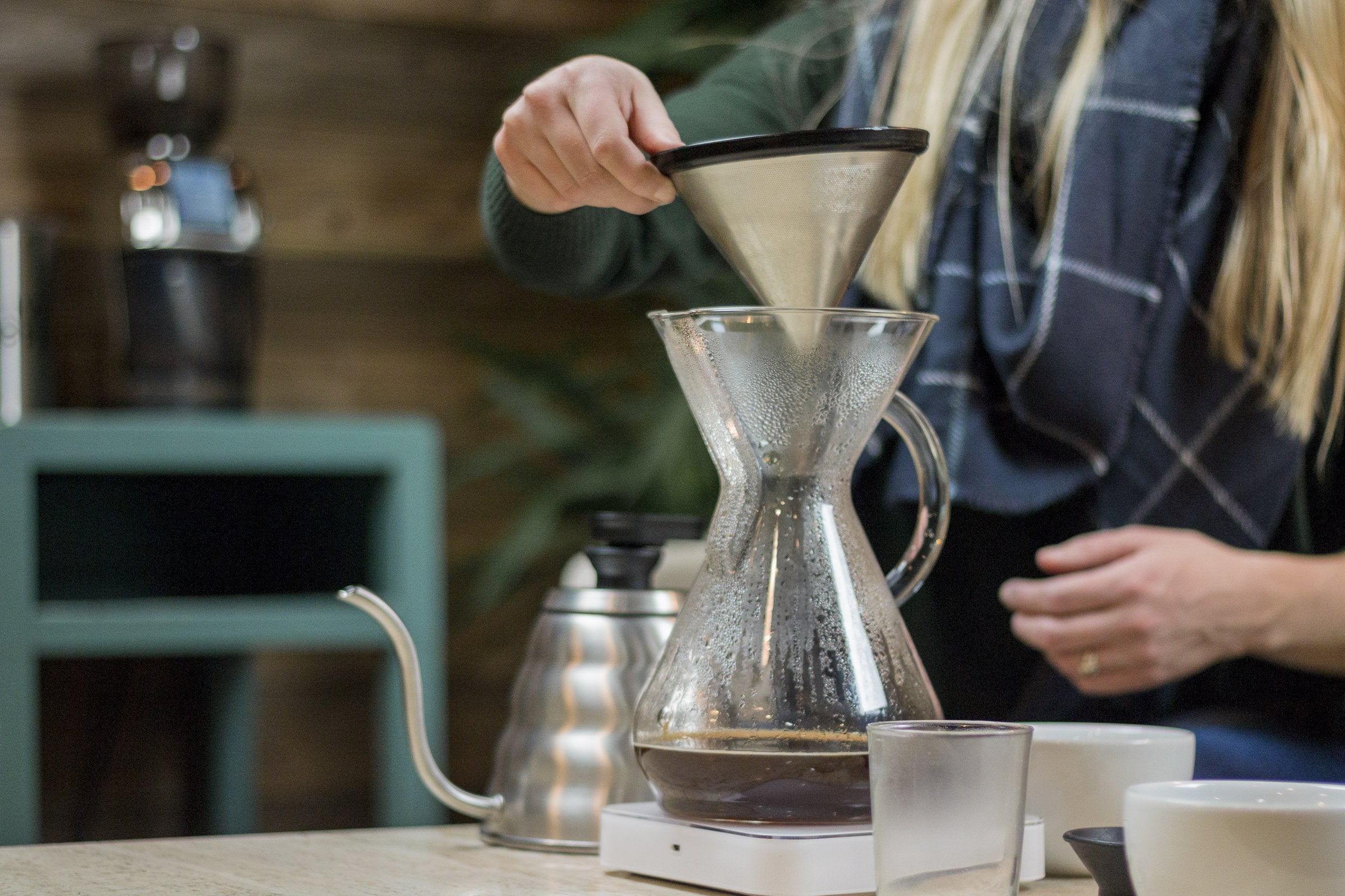 Premium KONE Coffee Filter - Reusable Stainless Steel Pour Over Cone for Drip Brewing - Perfect for Home, Office & Camping Coffee Lovers