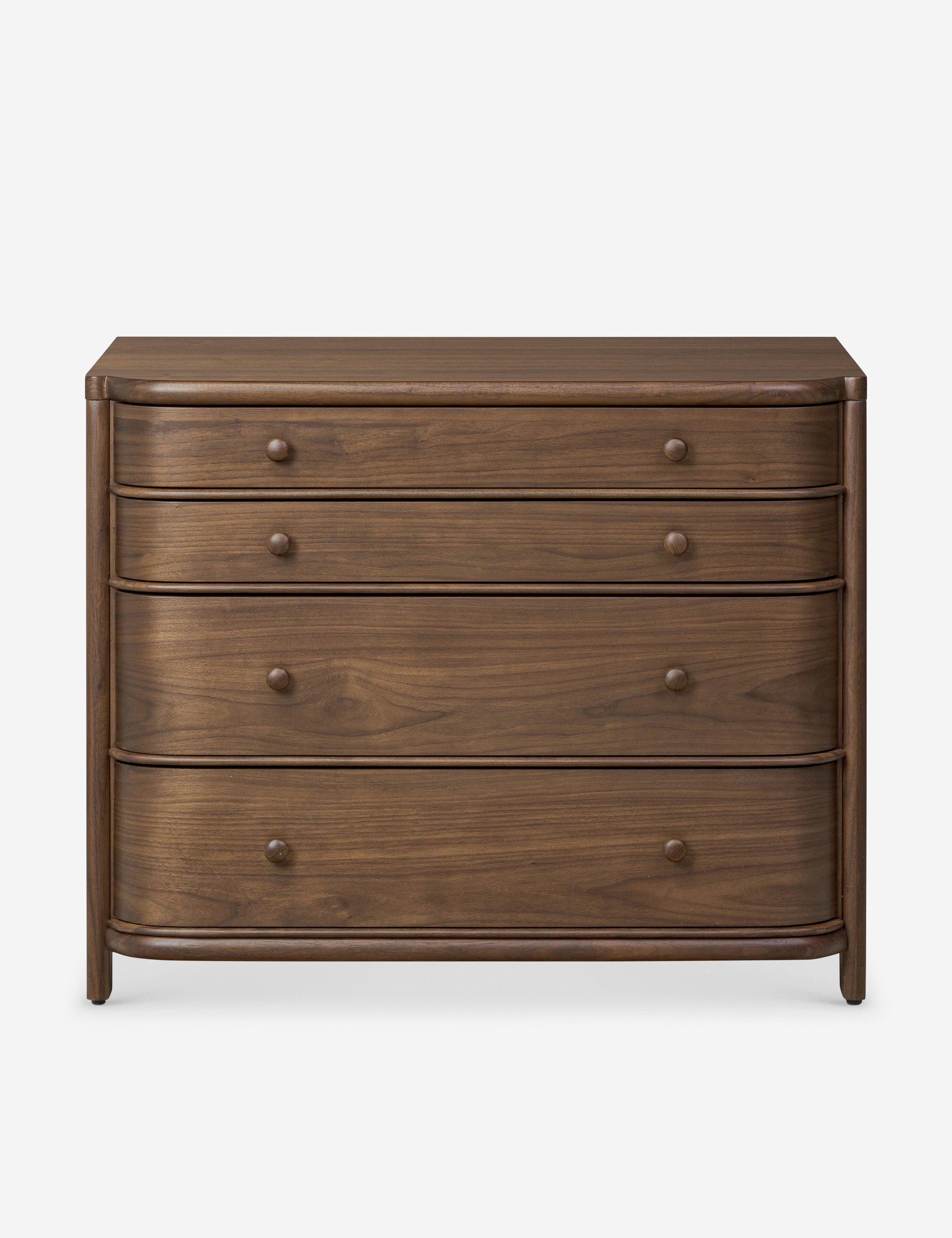 Agatha Nightstand by Amber Lewis x Four Hands - Modern Wood Bedside Table with Drawer - Perfect for Bedroom, Living Room, or Guest Room Decor