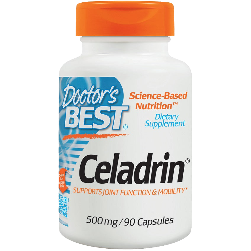 Doctor's Best Celadrin 500mg - 90 Capsules | Joint Support Supplement for Mobility & Comfort | Ideal for Active Lifestyles & Arthritis Relief