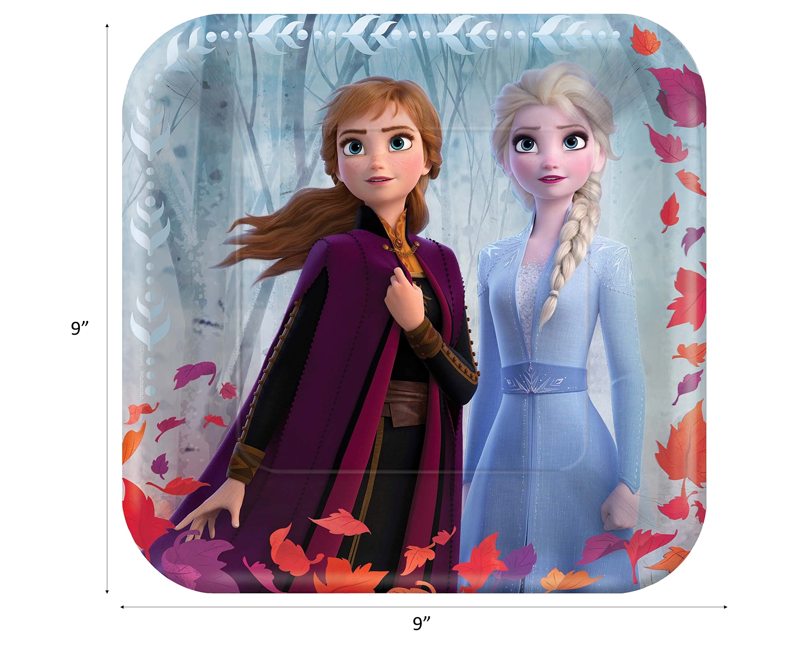 Disney Frozen Party Supplies Bundle for 8 Guests - Anna & Elsa Themed Birthday Decorations, Plates, Cups, Napkins - Perfect for Kids Birthday Parties, Themed Events & Frozen Movie Nights