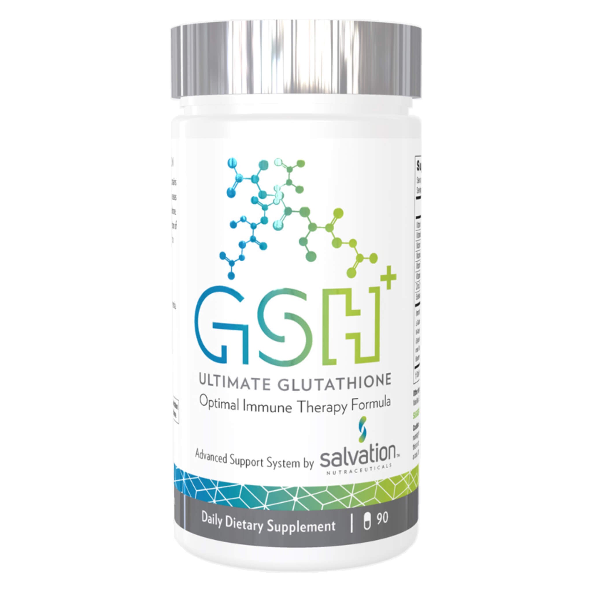 GSH+ Ultimate Glutathione Supplement - Premium Antioxidant Support for Immune Health & Skin Brightening - Ideal for Detox, Anti-Aging & Energy Boost