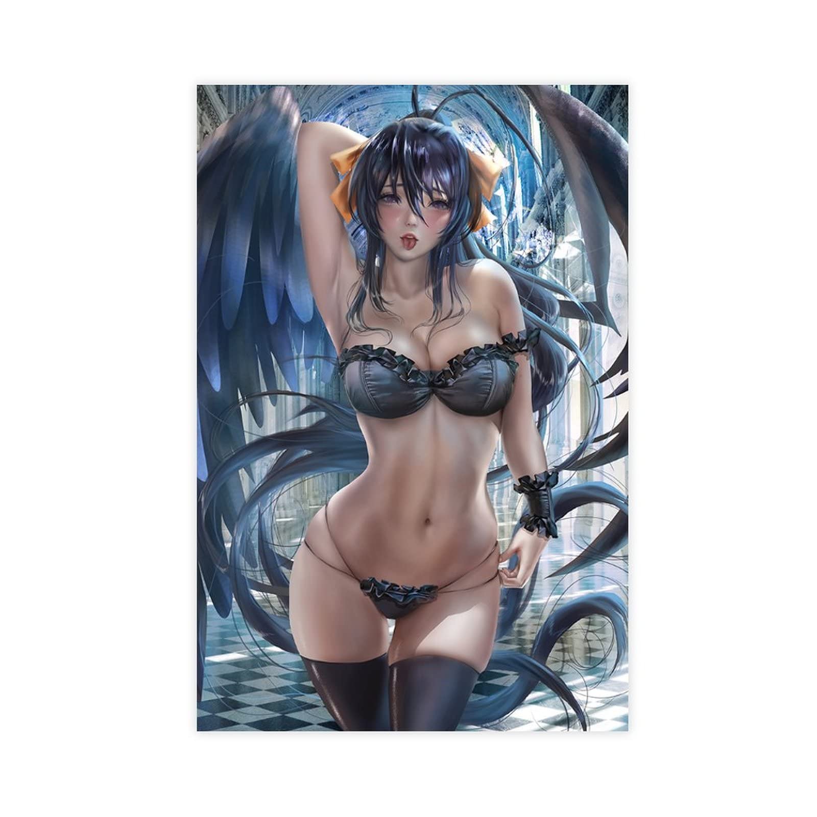 ENDDE Anime Adult Poster - Sexy Nude Art Print, Uncensored Lesbian Wall Art (20x30cm/8x12in) Unframed - Perfect for Bedroom Decor, Man Cave, Living Room Aesthetics & Anime Lover's Collection