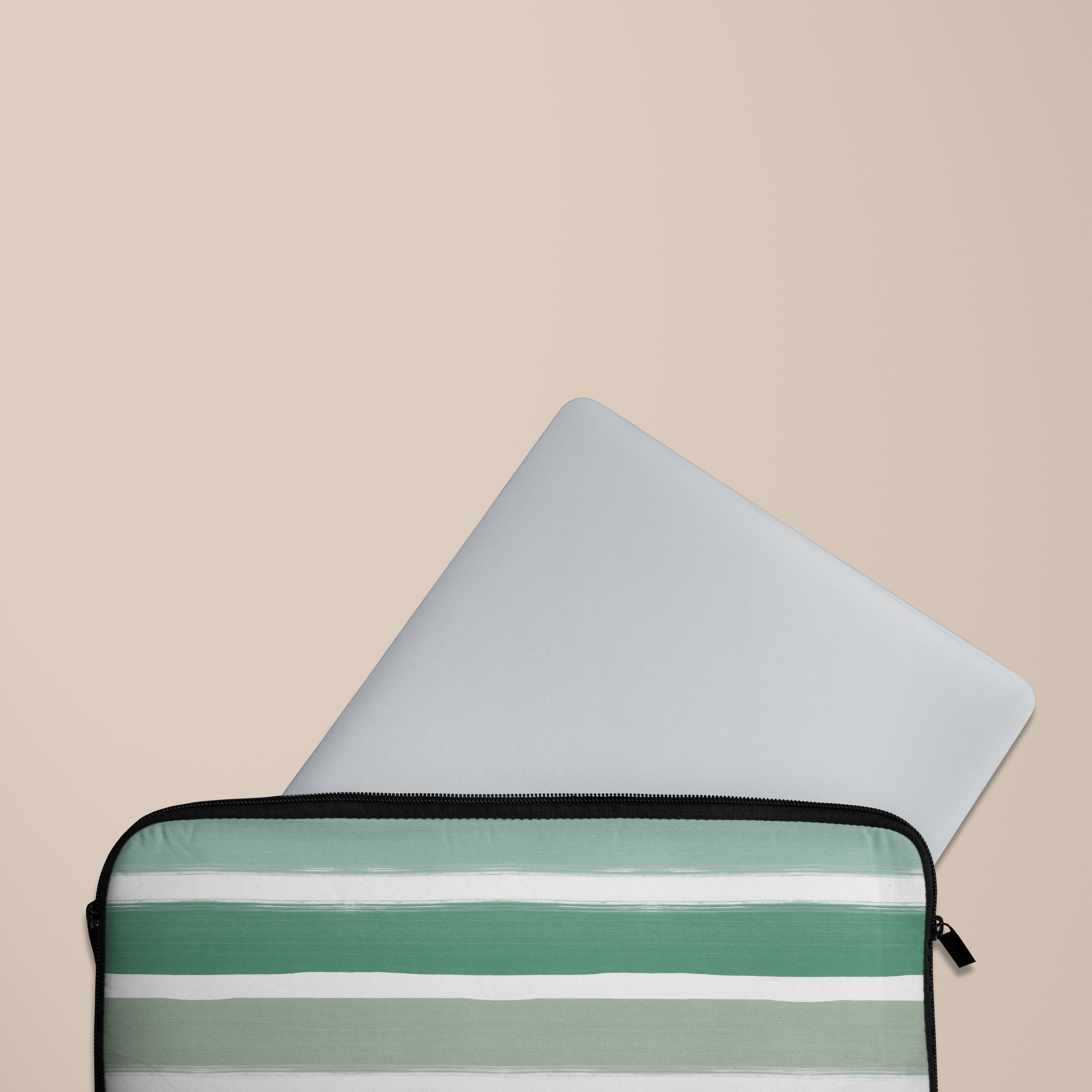 Premium Mint Green Laptop Sleeve with Shockproof Protection - 13-15 Inch Laptop Case for MacBook, Dell, HP - Perfect for Office, Travel & School Use