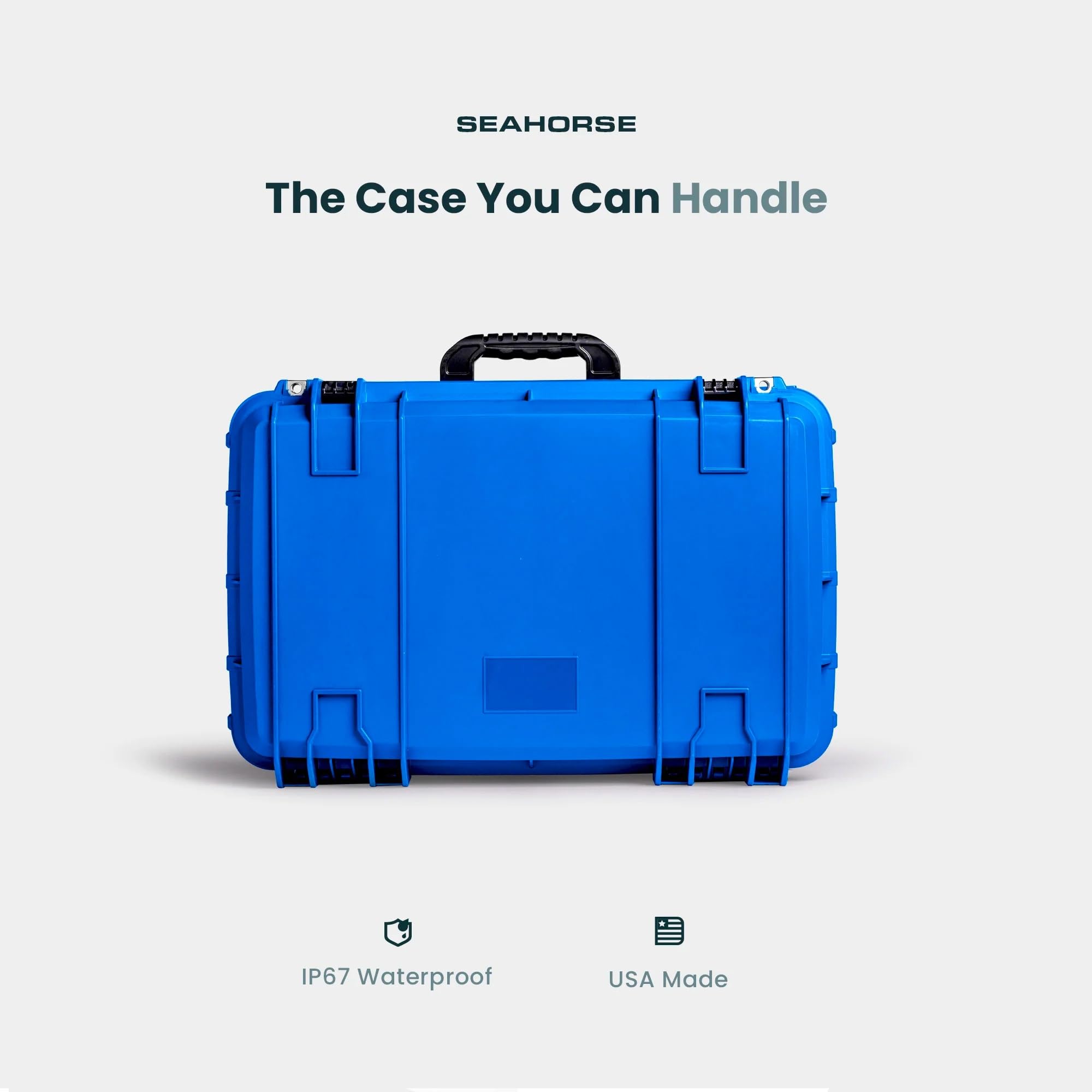 **Seahorse 920 Heavy Duty Protective Dry Box Case with Accuform Foam - TSA Approved, Mil-Spec, IP67 Waterproof, USA Made for Scuba Gear, Gaming Rigs, Sound Equipment & Travel - Ideal for Outdoor Adventures, Electronics Storage & Airline Travel**