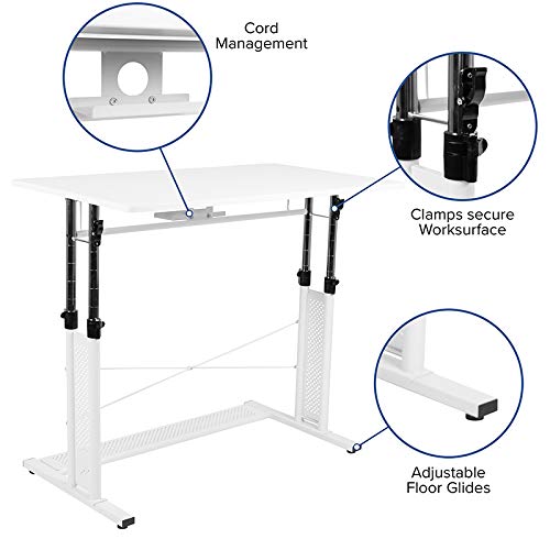 Adjustable Height Sit to Stand Desk (27.25