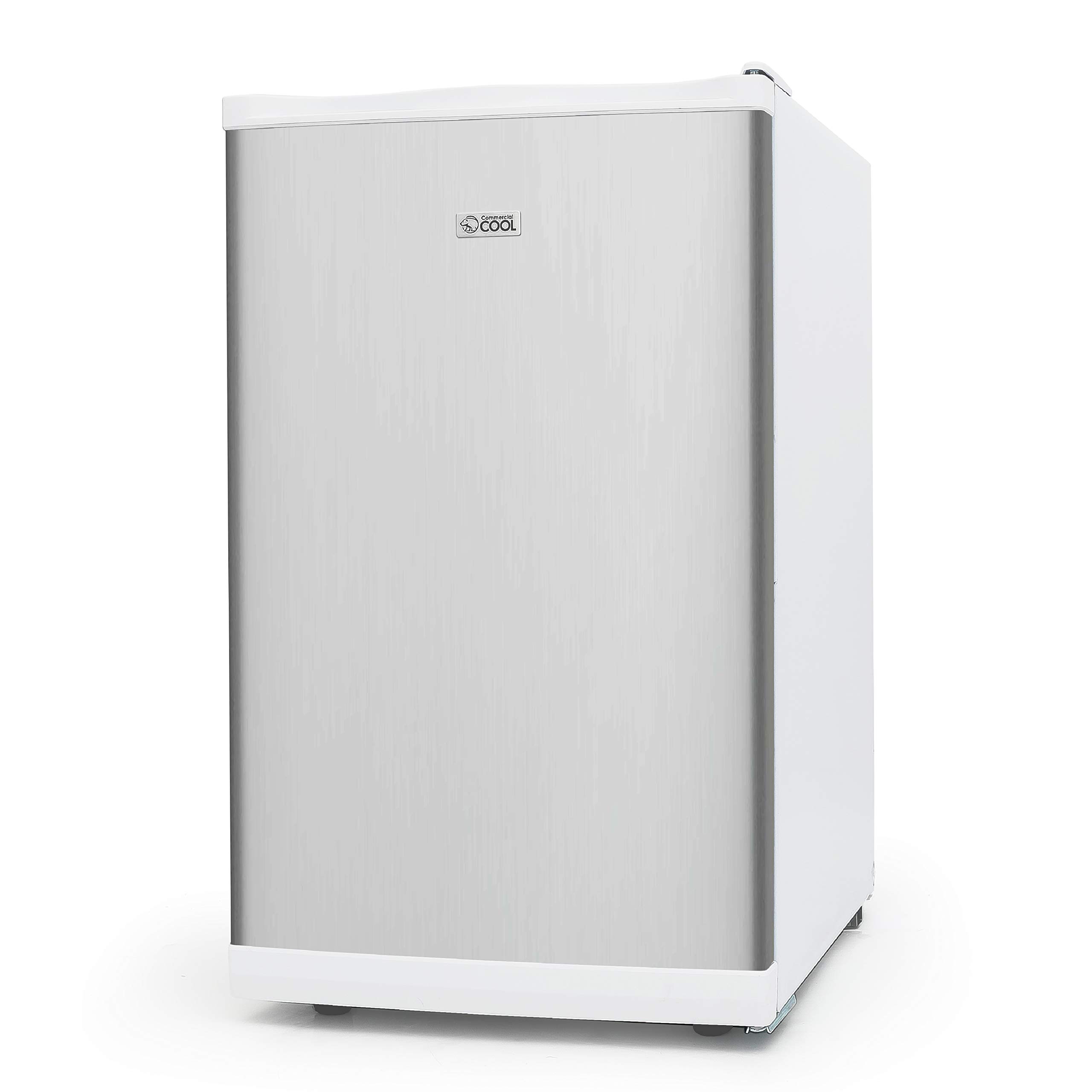Commercial Cool 2.8 Cu Ft Upright Freezer with Reversible Door - White VCM Door Freezer for Home, Kitchen, Restaurant & Small Business Storage - Perfect for Frozen Foods, Ice Cream & Bulk Meal Prep