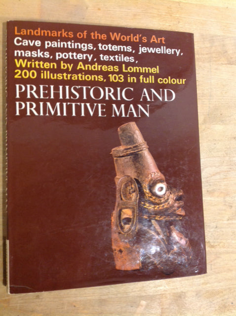 Vintage Coffee Table Book - Primitive Man Art & History | Perfect for Home Decor, Gifts & Collectors