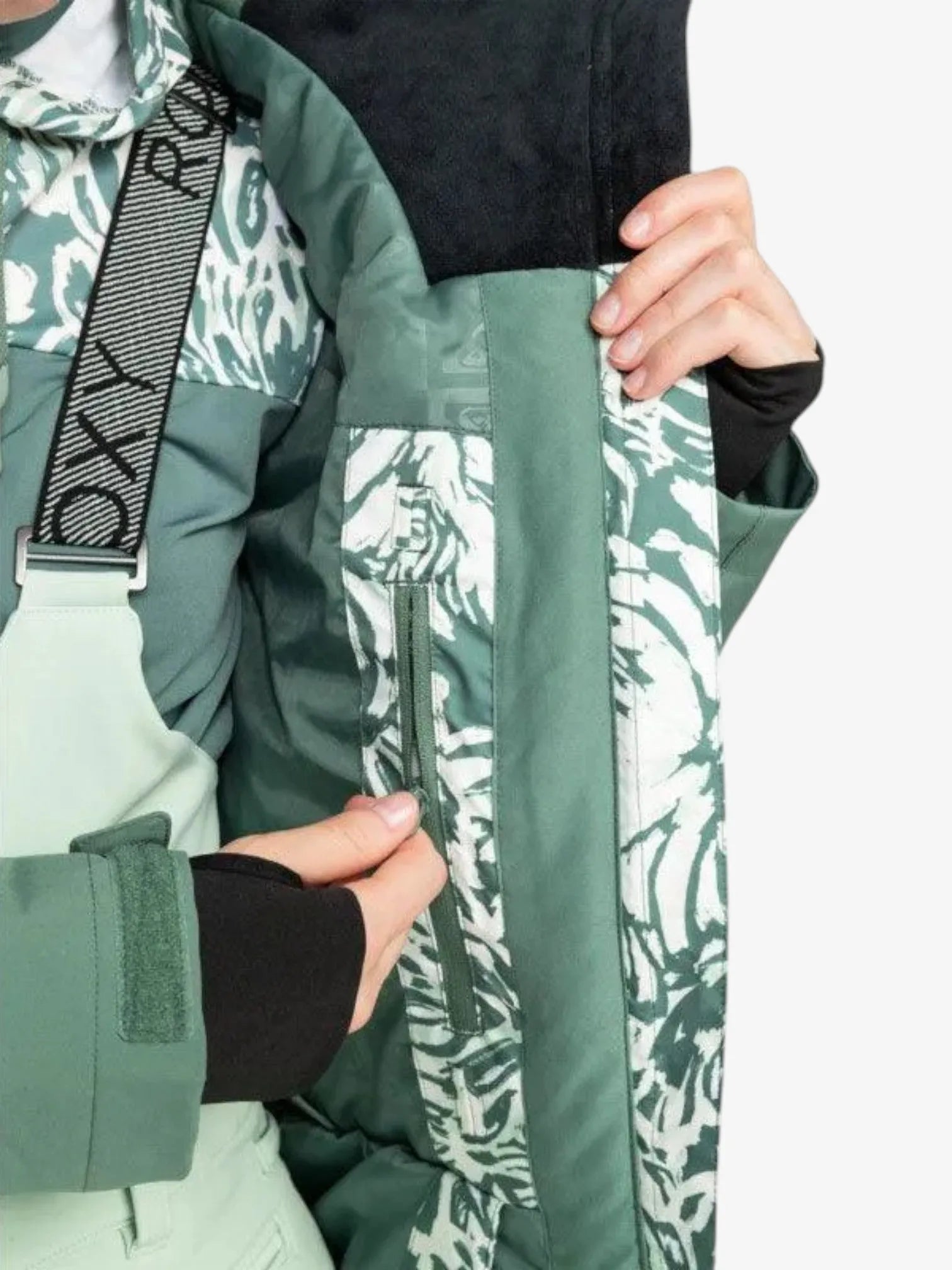 Roxy Premium Green Snow & Jet Ski Jacket - Waterproof Winter Coat for Women - Perfect for Skiing, Snowboarding & Water Sports Adventures