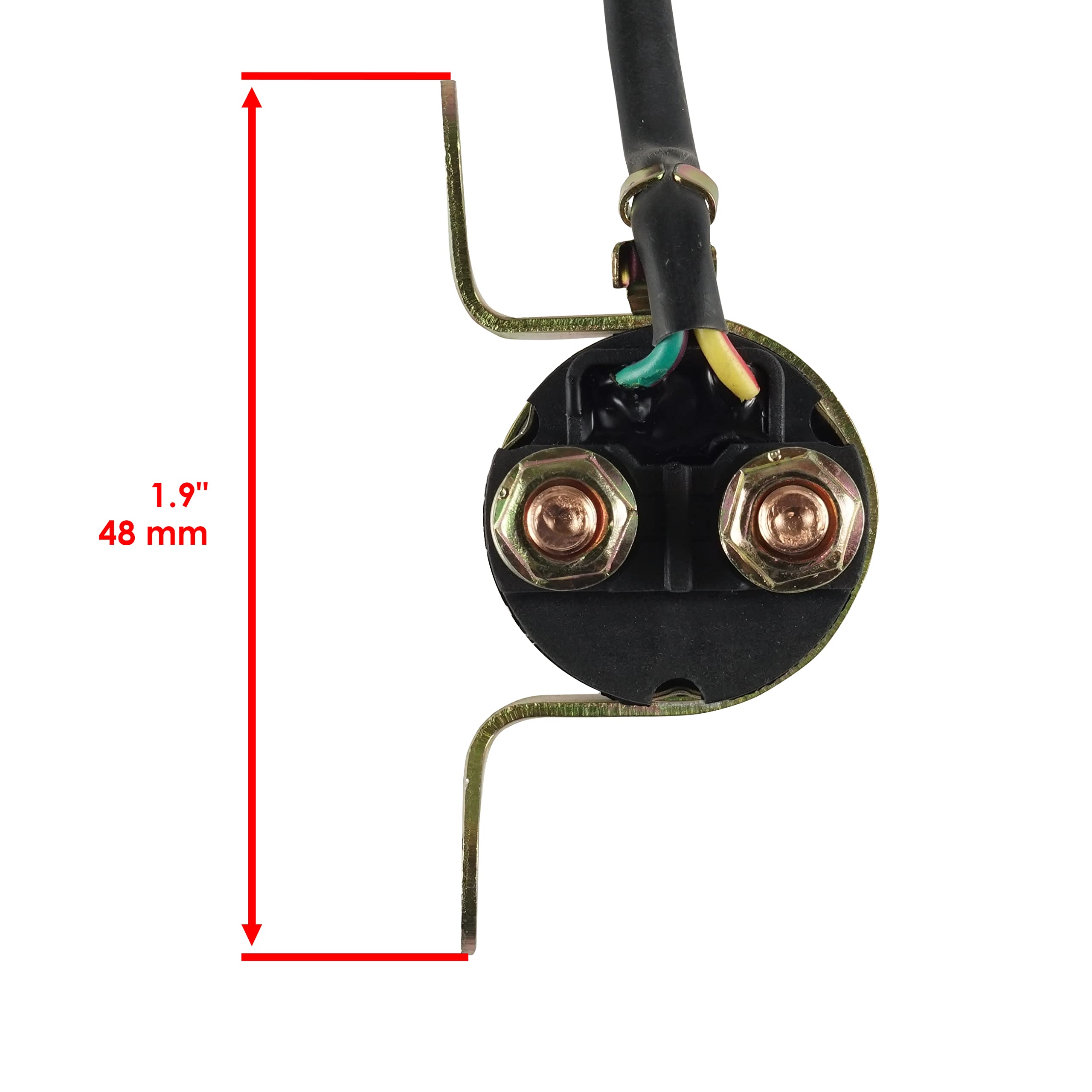 Caltric Starter Solenoid Relay Compatible with Suzuki GV700 GV700GLF Madura 700 1985 - Replacement Part for Motorcycle Engine Starting System | Perfect for DIY Repairs & Maintenance