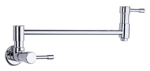 Danze D205012 Melrose Single Handle Wall Mount Pot Filler Faucet in Chrome - Perfect for Kitchen Sink, Stove & Cooking Area