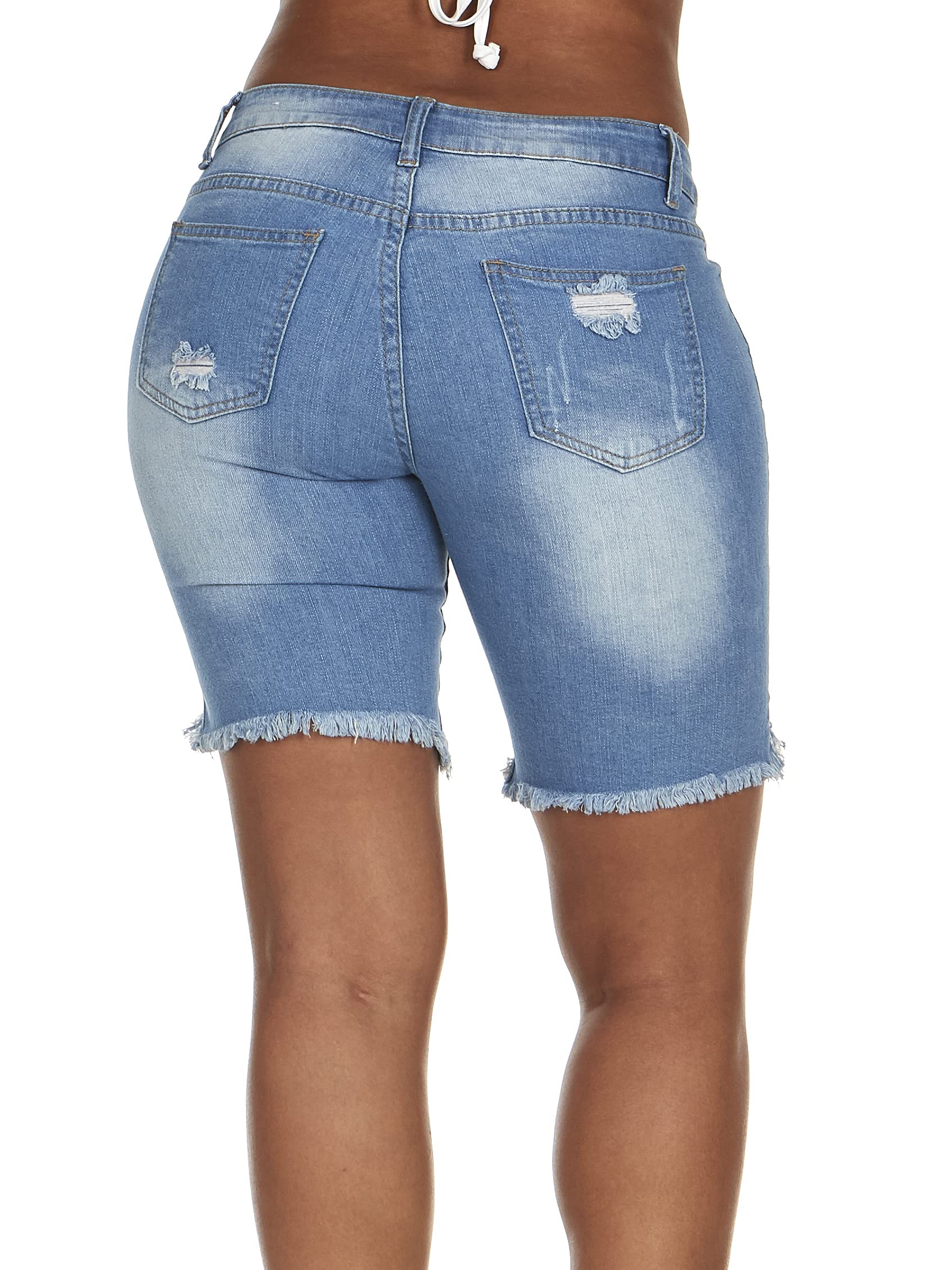 V.I.P.JEANS Women's Modern Fitted Light Blue Denim Jeans - Perfect for Casual Wear, Office Outfits & Night Out Looks