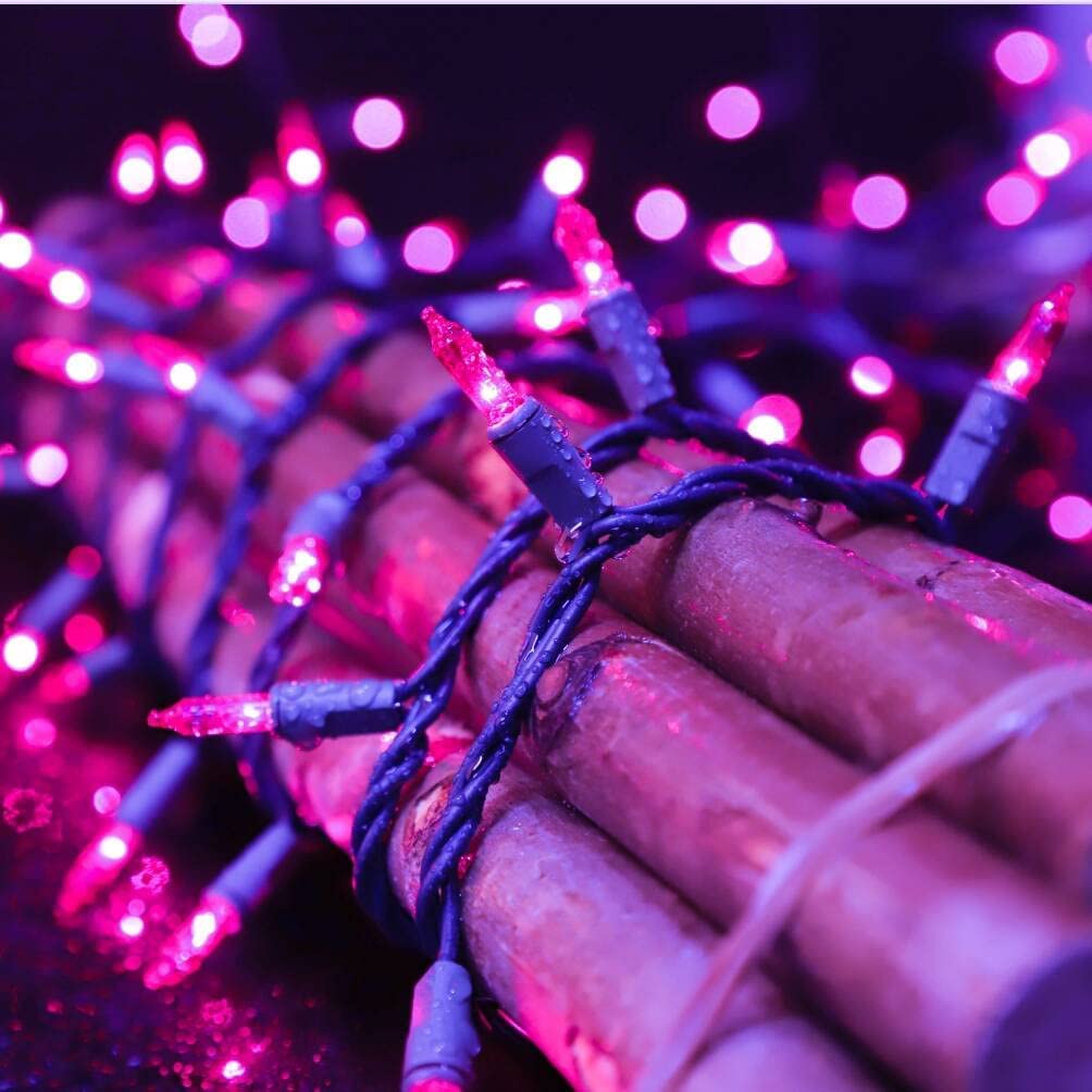 Super Bright 150 LED Extendable Purple Christmas Lights - 31.9ft UL Certified Mini String Lights for Outdoor Indoor Decor | Perfect for Christmas Trees, Halloween, Garden, Patio, Holiday Parties & Home Decoration