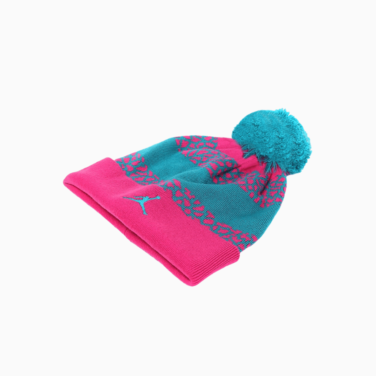 Jordan Jumpman Striped Beanie Hat - Winter Knit Skull Cap for Men & Women - Perfect for Basketball Games, Skiing & Outdoor Activities