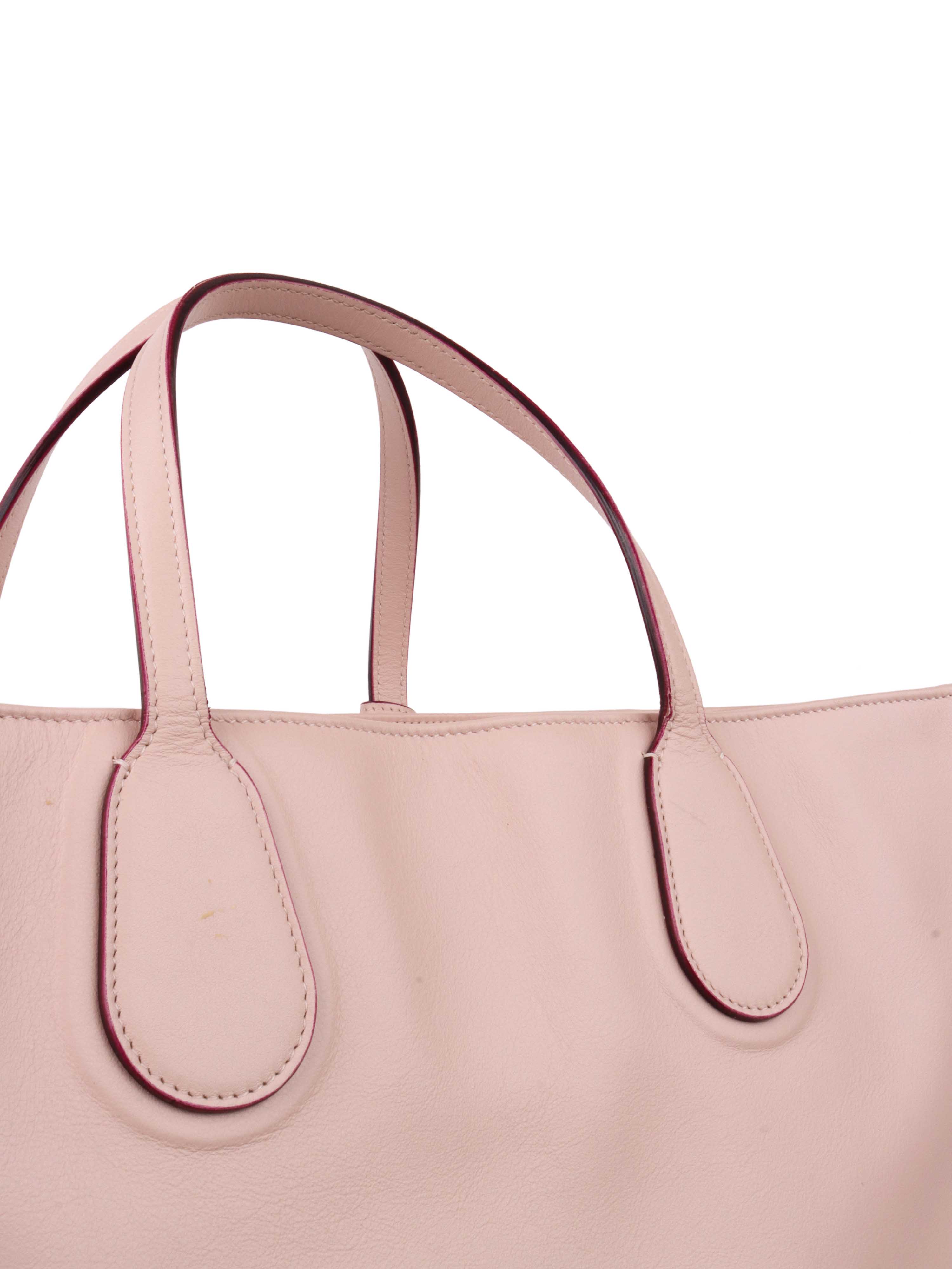 Dior Pink Leather Diaper Tote Bag - Stylish & Spacious Designer Baby Bag for Moms, Perfect for Travel, Shopping & Everyday Use