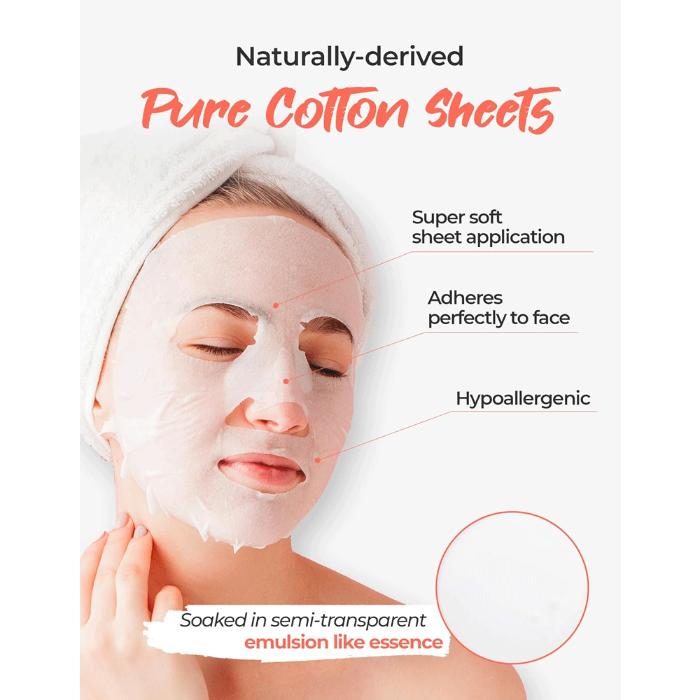 BANOBAGI Baby Face Injection Mask 30g x 10 Sheets - Hydrating & Brightening Facial Mask for Glowing Skin | Perfect for Daily Skincare & Spa Night