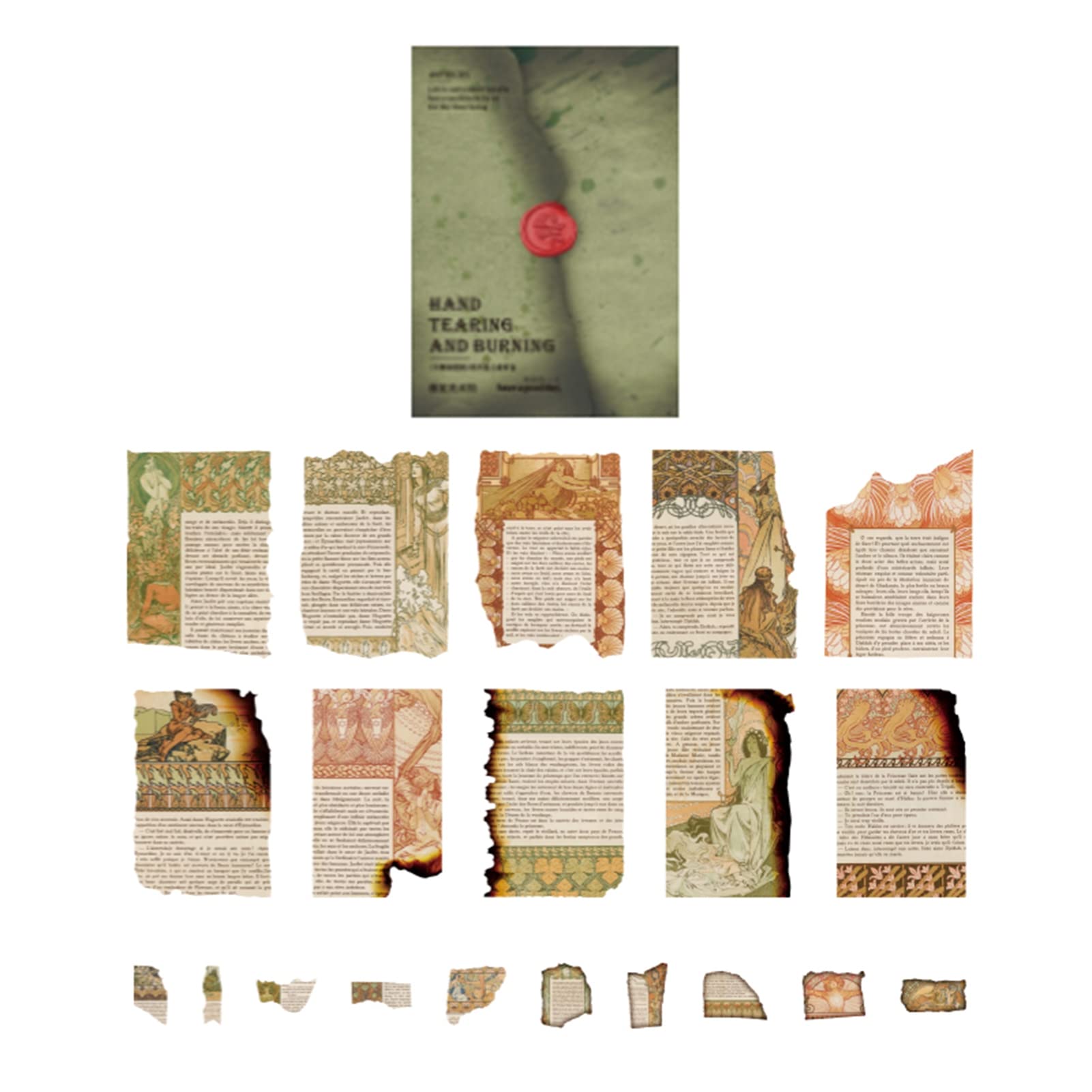 SONGBIRDTH 40 Sheets Scrapbooking Paper - Ornamental Eco-Friendly Craft Paper for DIY Cards, Journals, Photo Albums & Home Decor - Premium Handmade Decorative Paper for Scrapbooking, Gift Wrapping & Art Projects