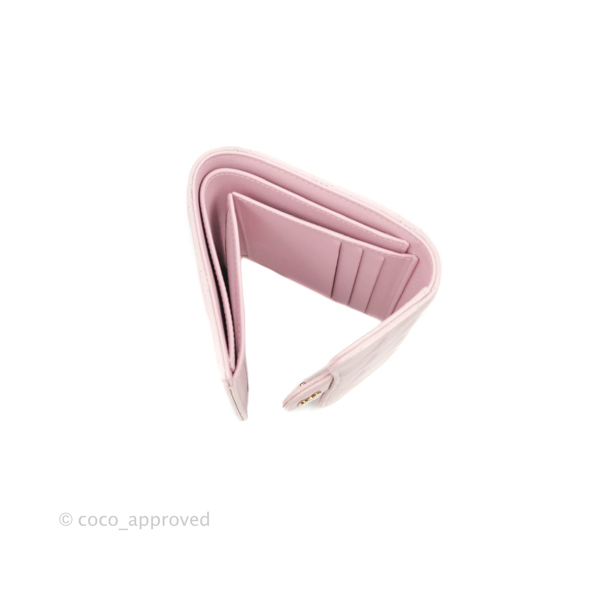 Chanel Classic Flap Wallet in Pink Caviar Leather with Gold Hardware - Luxury Designer Wallet for Women | Perfect for Everyday Use, Parties & Special Occasions
