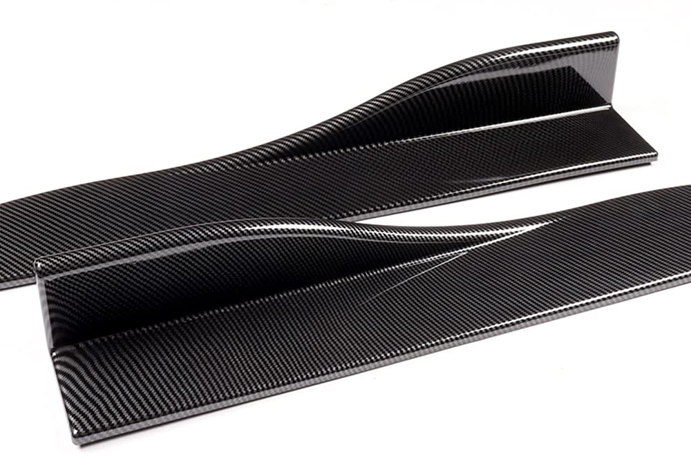 Q1-TECH 9-Piece Front Bumper Body Kit with Lip, Side Skirt Extensions & Diffuser for 2013-2015 Nissan Altima Sedan - Carbon Fiber Spoiler Air Chin Splitter - Perfect for Car Customization & Street Racing Style