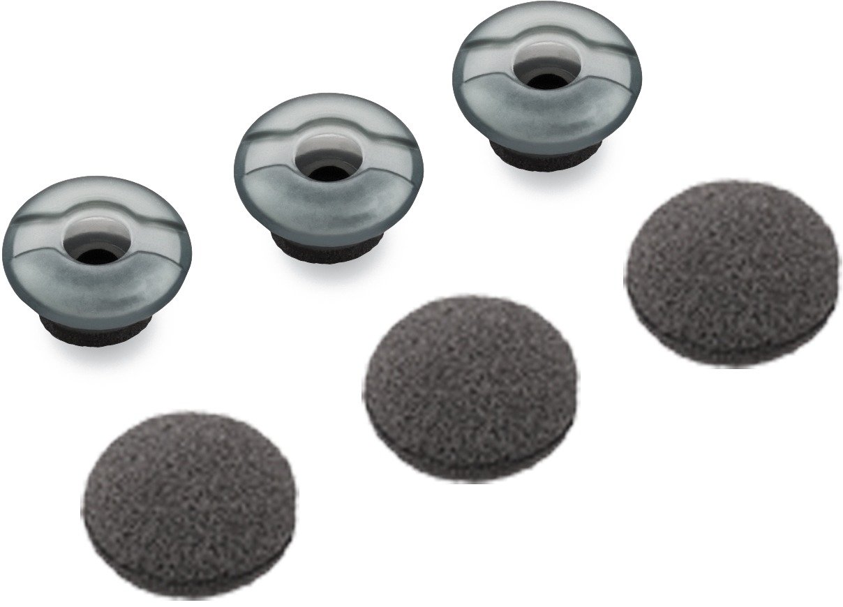 Plantronics Voyager PRO Wireless Headset Replacement Ear Tips - 3 Sizes (S/M/L) Soft Foam & Gel Earbud Tips for Comfort & Noise Isolation | Perfect for Office Calls, Commuting & Workouts