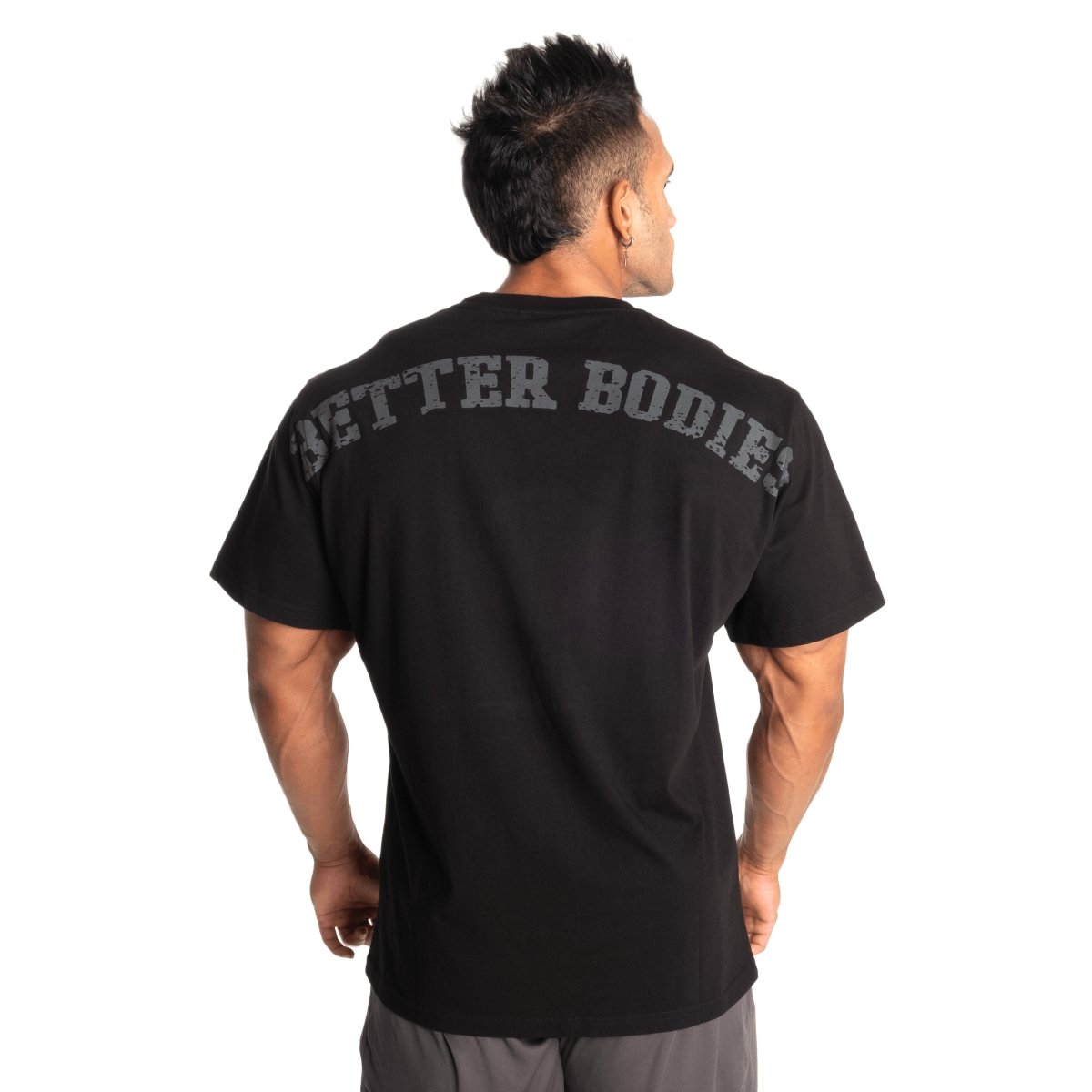 Better Bodies Union Original Tee - Premium Cotton Men's T-Shirt in Black | Casual Wear, Street Style & Everyday Comfort