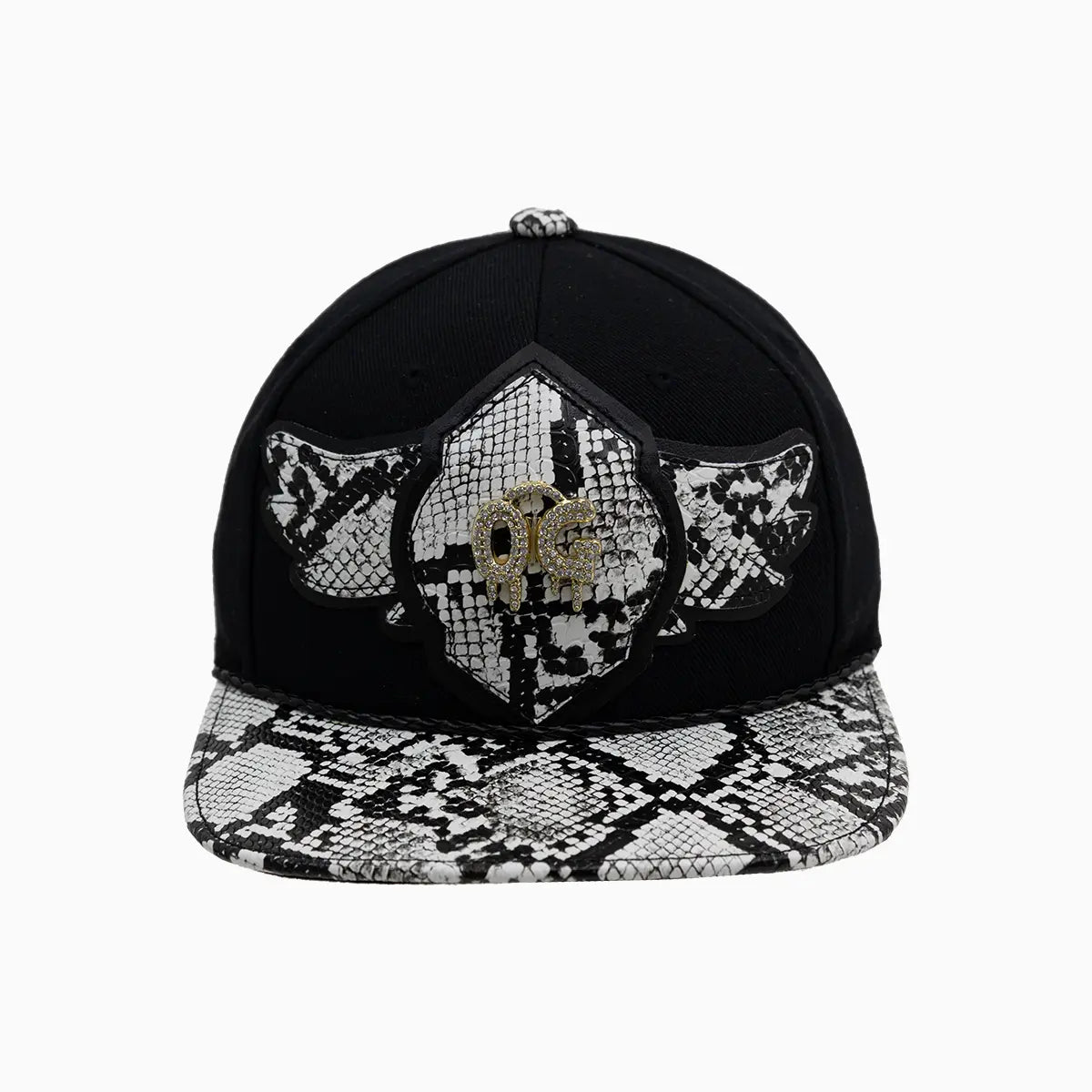 Breyer's Buck 50 OG Wool Hat with Faux Snake Skin Visor - Stylish Winter Beanie for Men & Women - Perfect for Outdoor Activities, Hiking, and Cold Weather Fashion