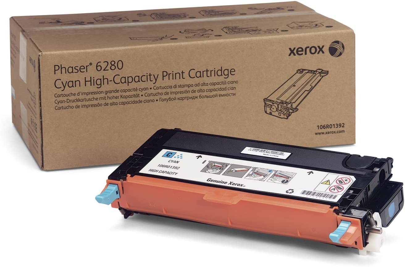 High Capacity Black Toner Cartridge for Xerox Phaser 6280 Printer - Replacement Ink for Office & Home Printing, Documents, Reports & Presentations