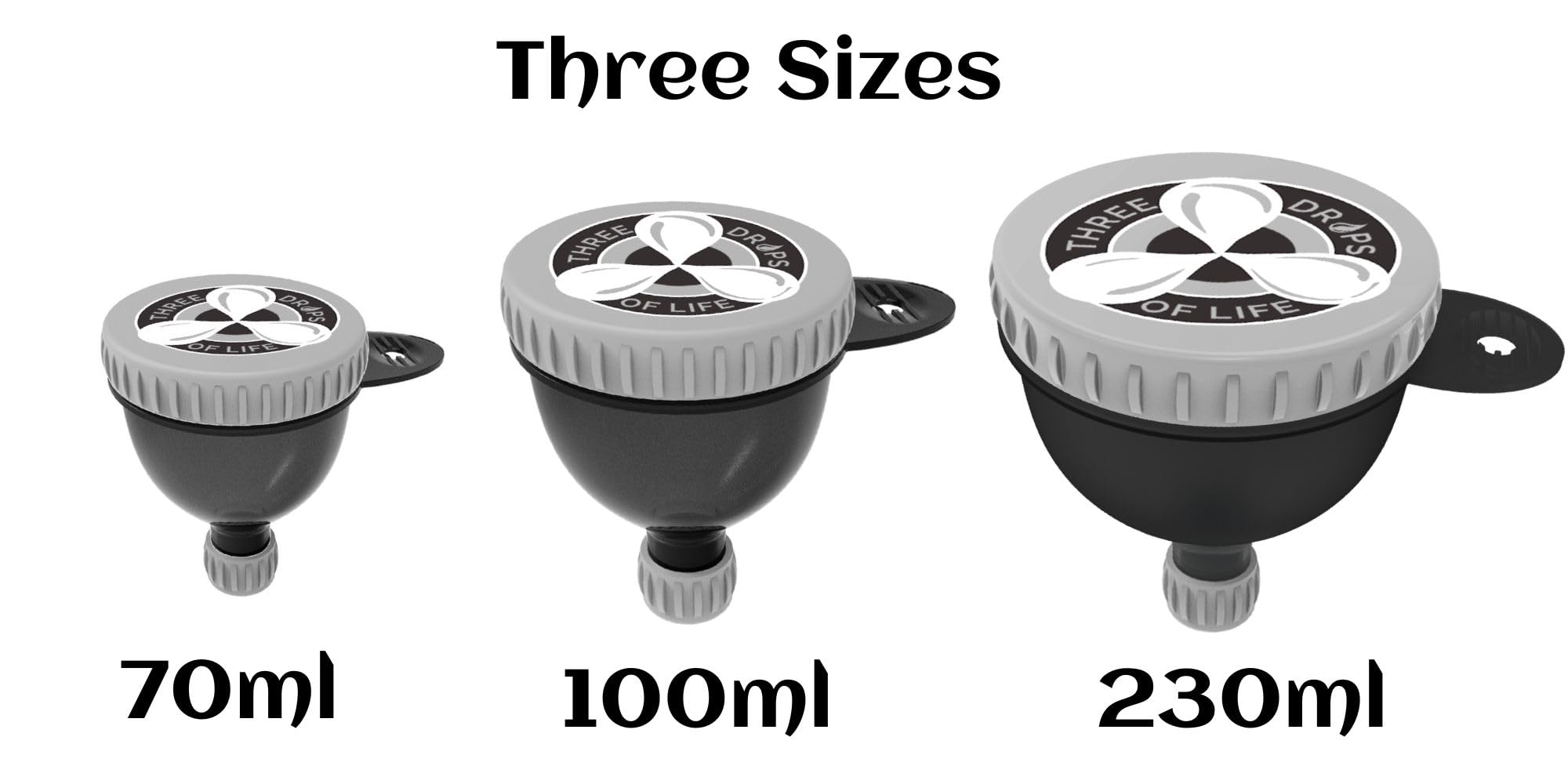 Portable Protein Powder Funnel for Gym & Travel - 70ML Supplement Container with Fill & Go Design | Perfect for Shaker Bottles, Pre-Workout & On-the-Go Nutrition