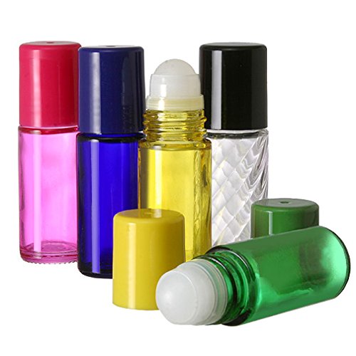 30ml Glass Roll On Bottles for Essential Oils, Aromatherapy, Perfume & Cologne - Includes Plastic Roller & Pipettes (72-Pack, Orange) - Perfect for DIY Blends, Travel & Gift Sets