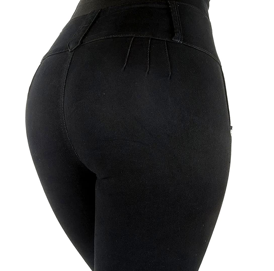 Best Colombian Butt Lifting Jeans for Women - High Waisted Skinny Stretch Denim - Perfect for Night Out & Date Night