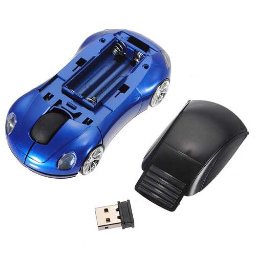 2.4G Wireless Optical Mouse with 1600DPI & 3D Scroll - USB Rechargeable Computer Mouse for Laptop, PC, Mac - Perfect for Office Work, Gaming & Travel Use