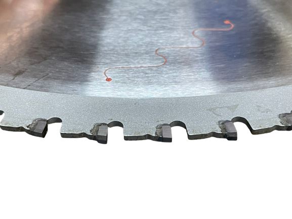 Aiko 14-Inch 355mm x 25.4mm 64-Tooth Low Speed Metal Cutting Saw Blade - SBA MS35564 | Perfect for Cutting Steel, Aluminum & Metal Pipes in Workshops & Construction Sites