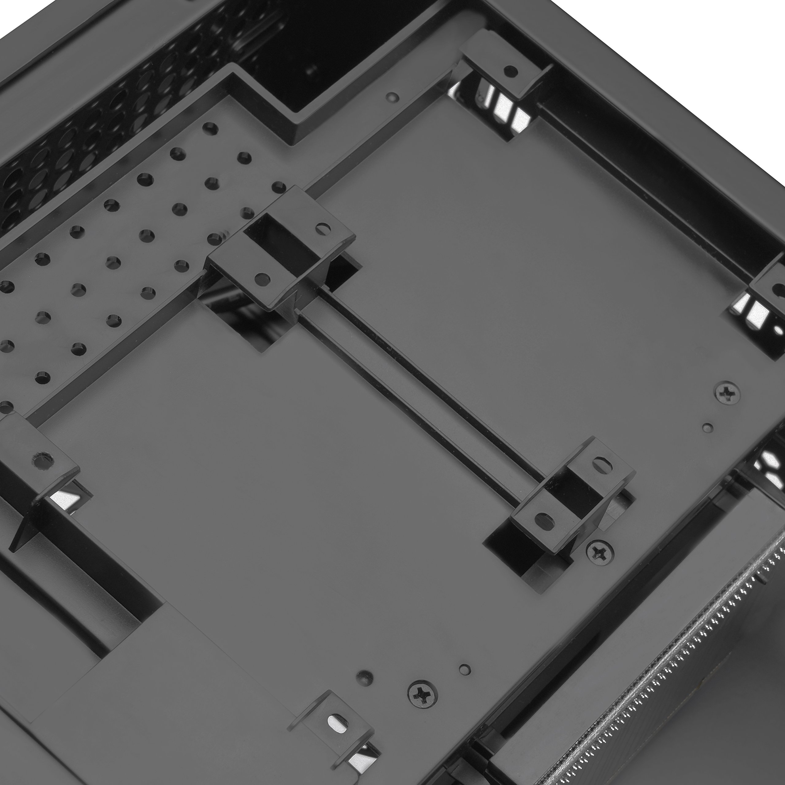 SilverStone SST-RVZ03B Raven Mini-ITX Gaming PC Case - Compact Black Chassis with RGB Lighting for High-Performance Gaming Rigs | Perfect for Small Space Setups, Esports Tournaments & Home Entertainment Systems