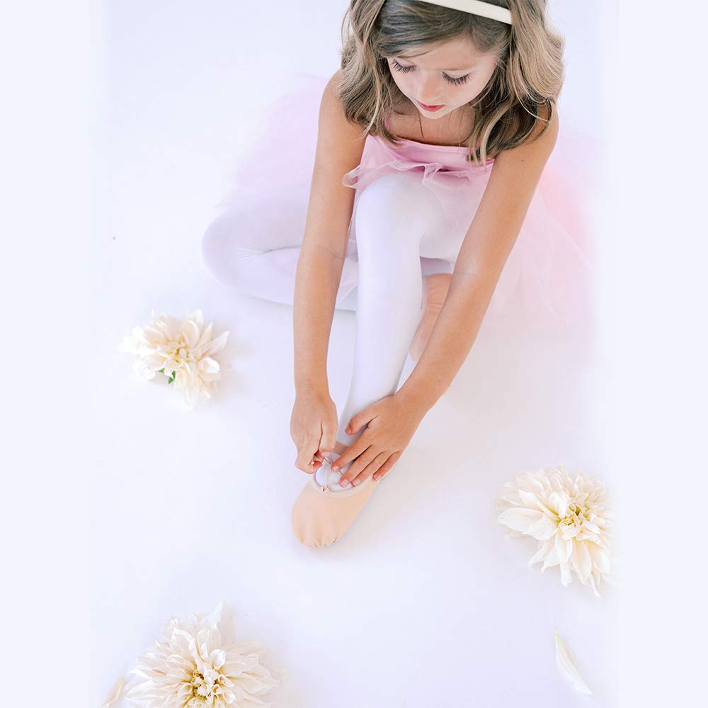 Stelle Ballet Shoes for Girls & Boys | Soft Leather Toddler Dance Slippers | Kids Ballet Shoes for Toddler, Little Kid & Big Kid | Perfect for Dance Class, Recitals & Practice