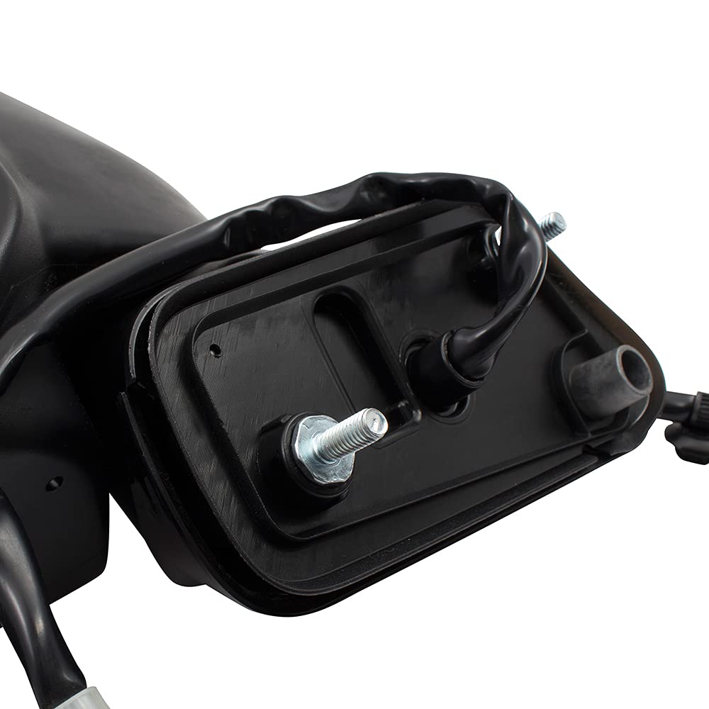 Heated Power Side View Mirror with Turn Signal for Nissan Quest 2011-2017 - No Auto Tilt & Excludes Around View Monitor (Part #963021JA1C NI1320280) - Perfect for Winter Driving & Enhanced Safety