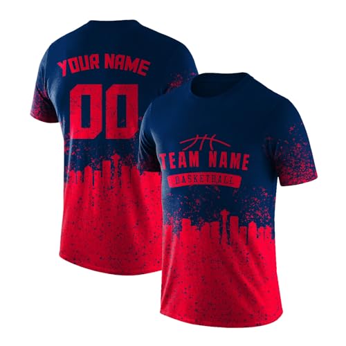 Navy Red W