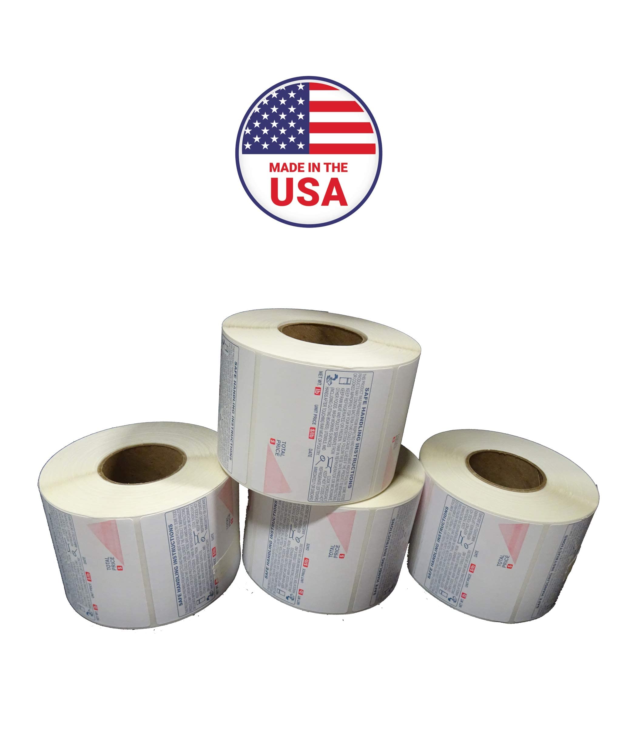 Globe Ishida Scale Label GL-4164 - 24 Rolls of High-Quality Thermal Labels for Retail & Grocery Scales - Perfect for Supermarkets, Delis & Butcher Shops