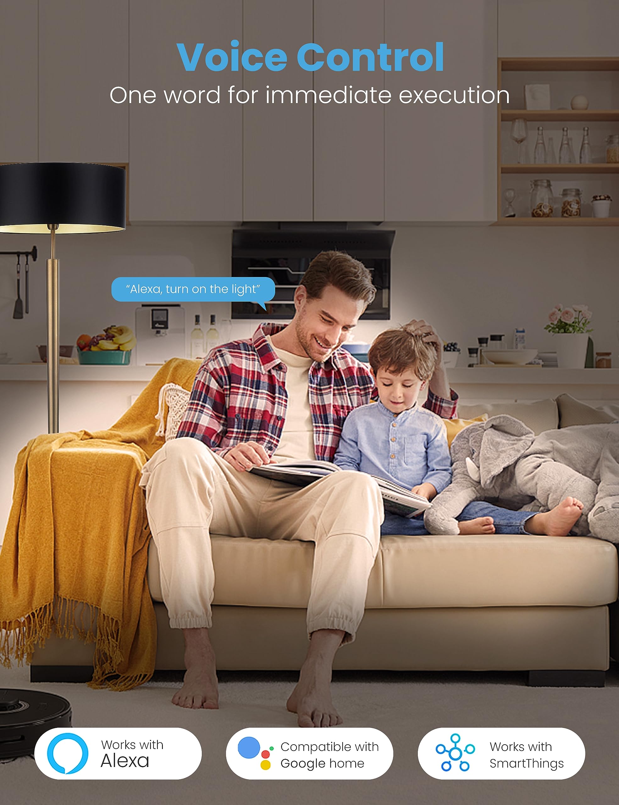 Eightree Smart Plug 5GHz & 2.4GHz WiFi Outlet - 4 Pack with APP Remote Control, Works with Alexa & Google Home - Perfect for Smart Home Automation, Energy Saving & Voice Control