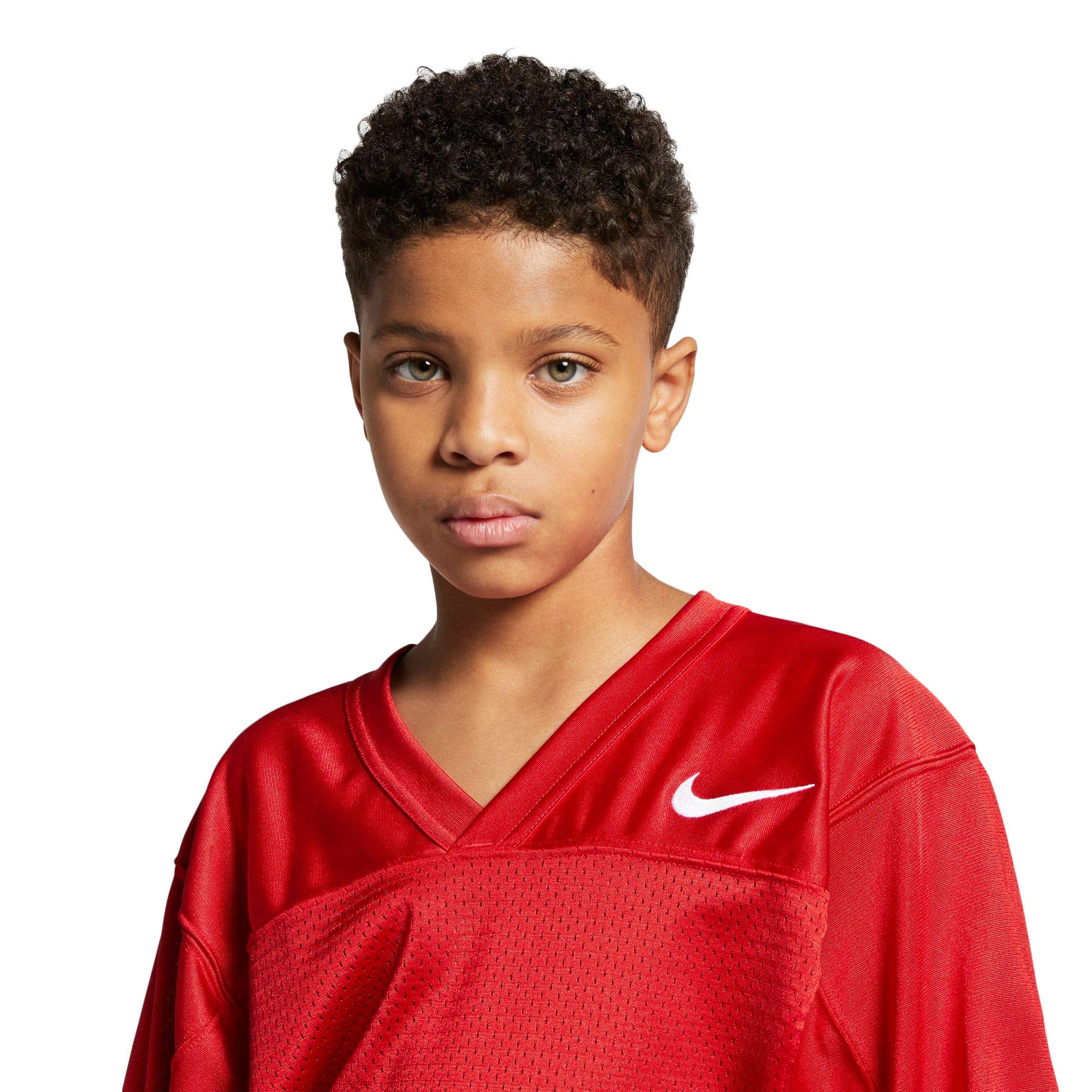 Nike Youth Recruit Football Practice Jersey - Breathable Mesh Sports Shirt for Kids & Teens - Perfect for Training, Games, and Team Sports
