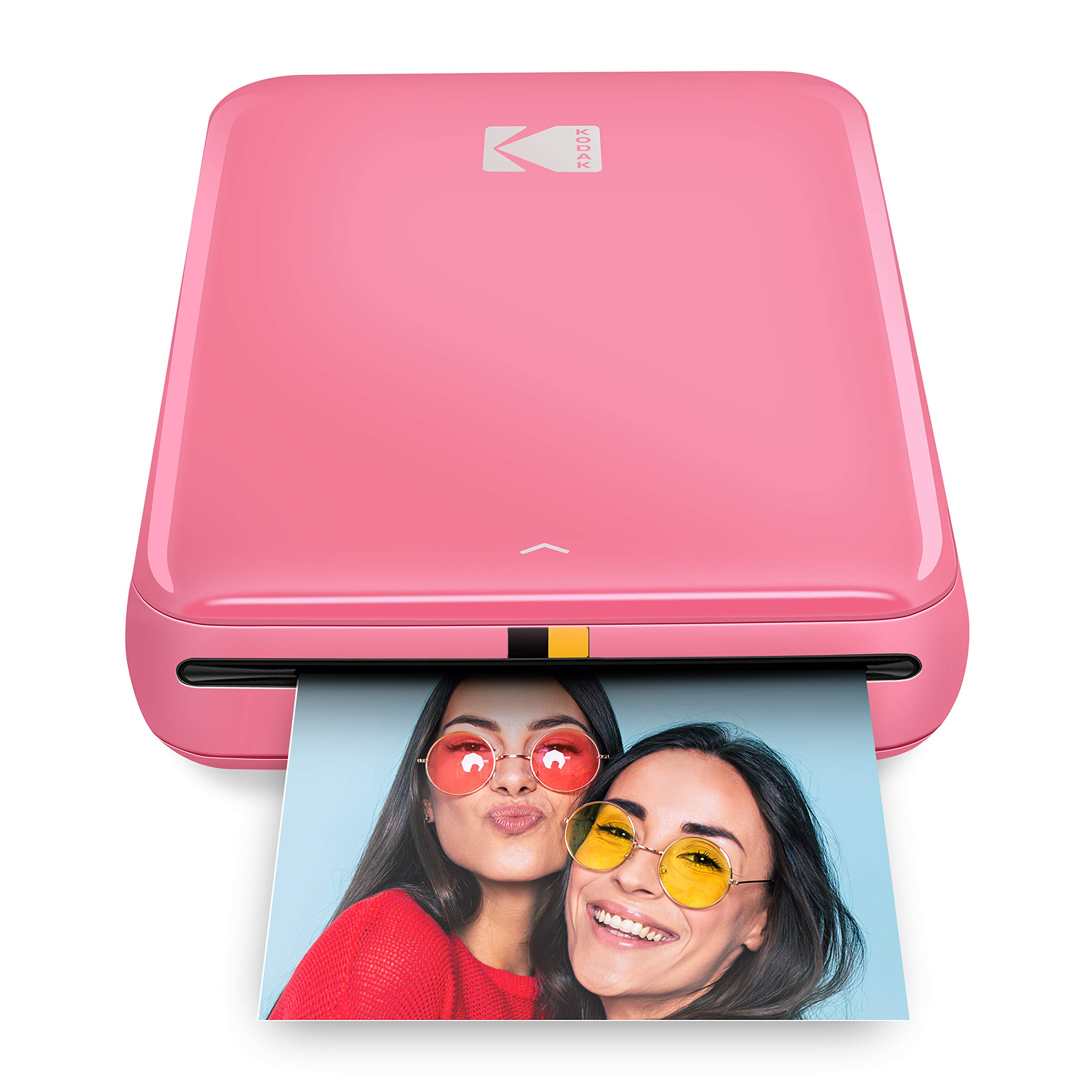 KODAK Step Instant Color Photo Printer with Bluetooth & NFC - Wireless Zink Technology, Compatible with iOS & Android via KODAK App (Pink) + 2x3