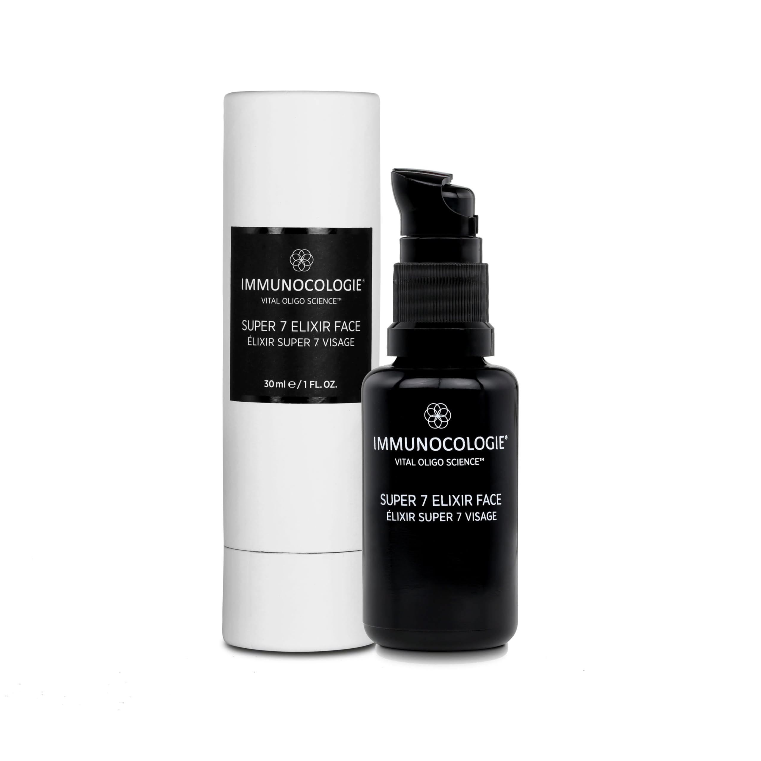 Super 7 Elixir Anti-Aging Face Serum - Premium Facial Treatment with Antioxidants, Elastin & Collagen to Reduce Wrinkles & Fine Lines - 1 fl oz/30 ml - Perfect for Nighttime Skincare Routine & Daily Hydration